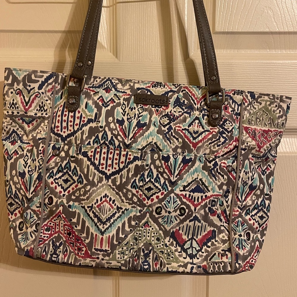 Sakroots Medium Sized Tote- Metro Tote